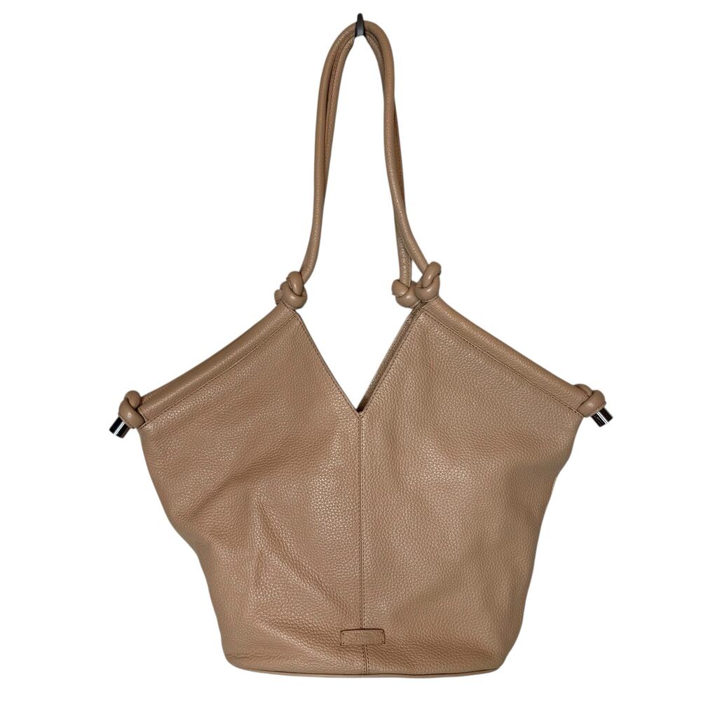 Vince Camuto Tan Leather Tote Bag